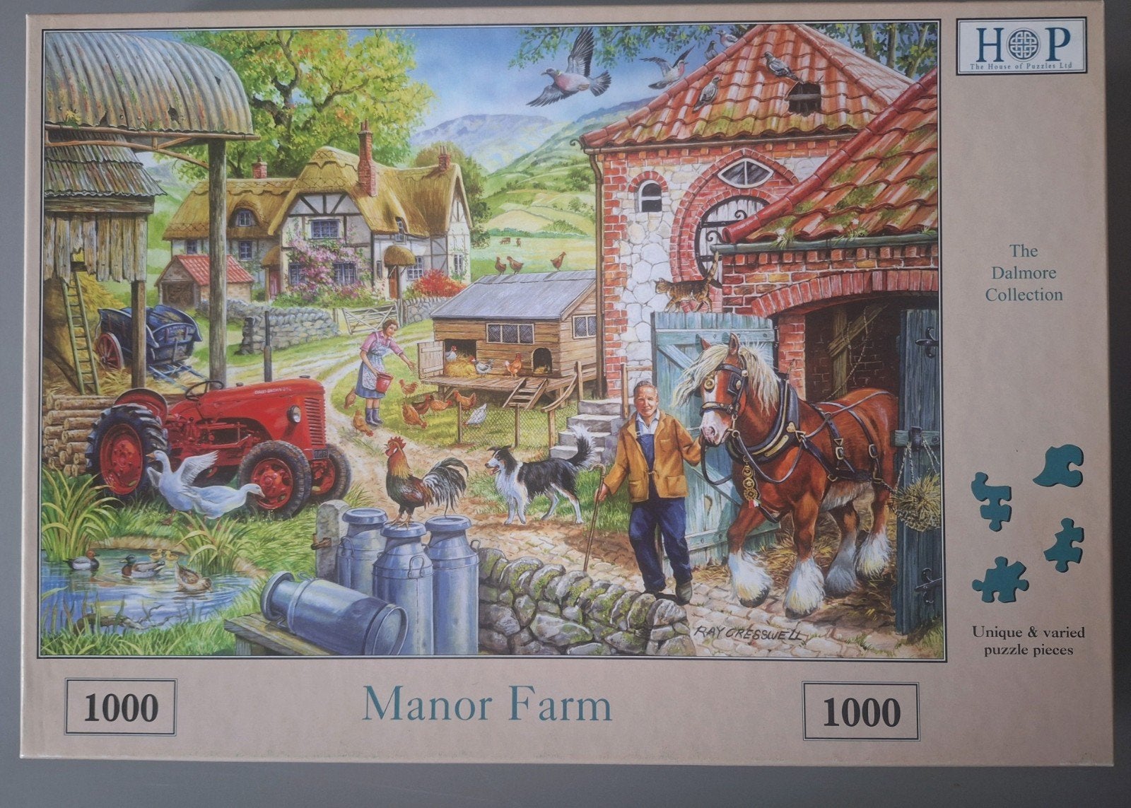 Puzzel 1000 stukjes, Hobby en Vrije tijd, Denksport en Puzzels, Ophalen, 500 t/m 1500 stukjes, Zo goed als nieuw, Legpuzzel
