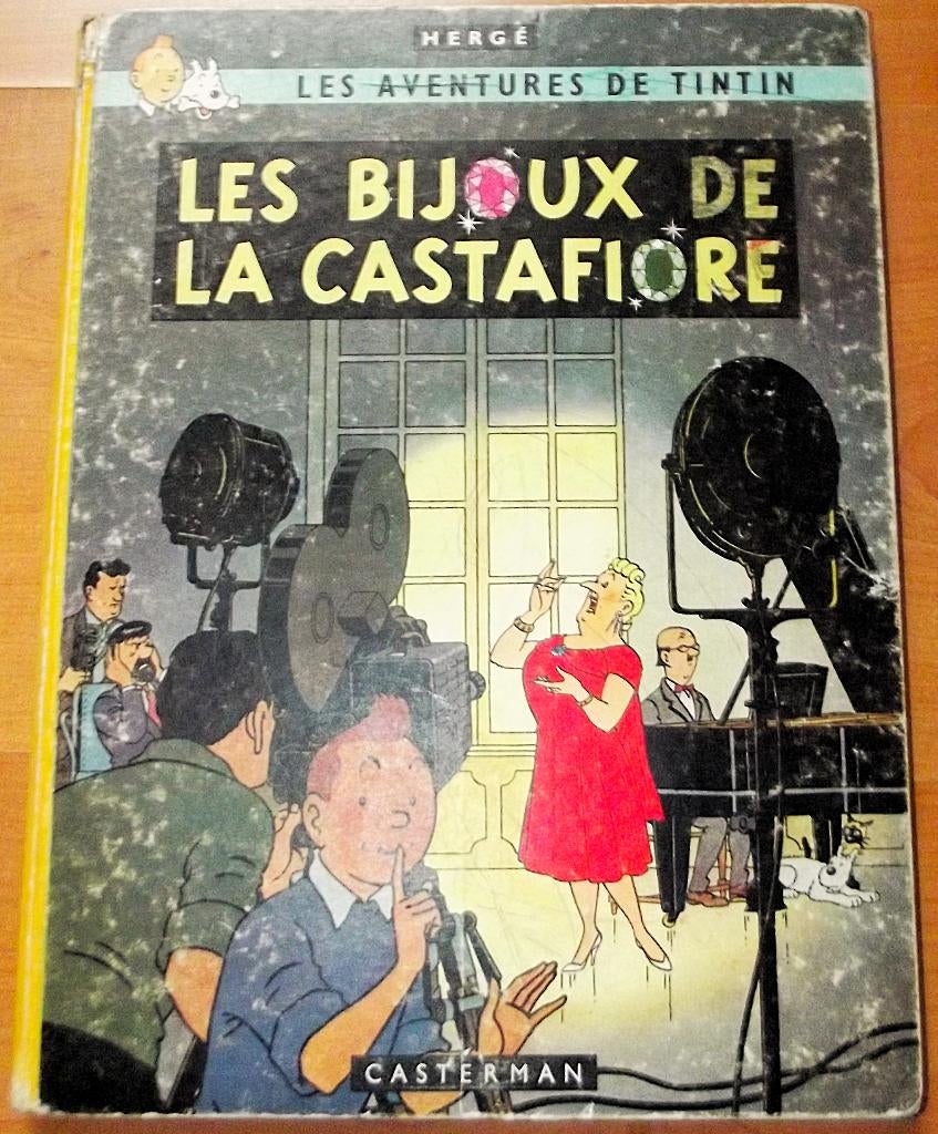 TINTIN ' Les Bijoux de la Castafiore ' EO 1963, Une BD, Enlèvement ou Envoi, Utilisé, Hergé