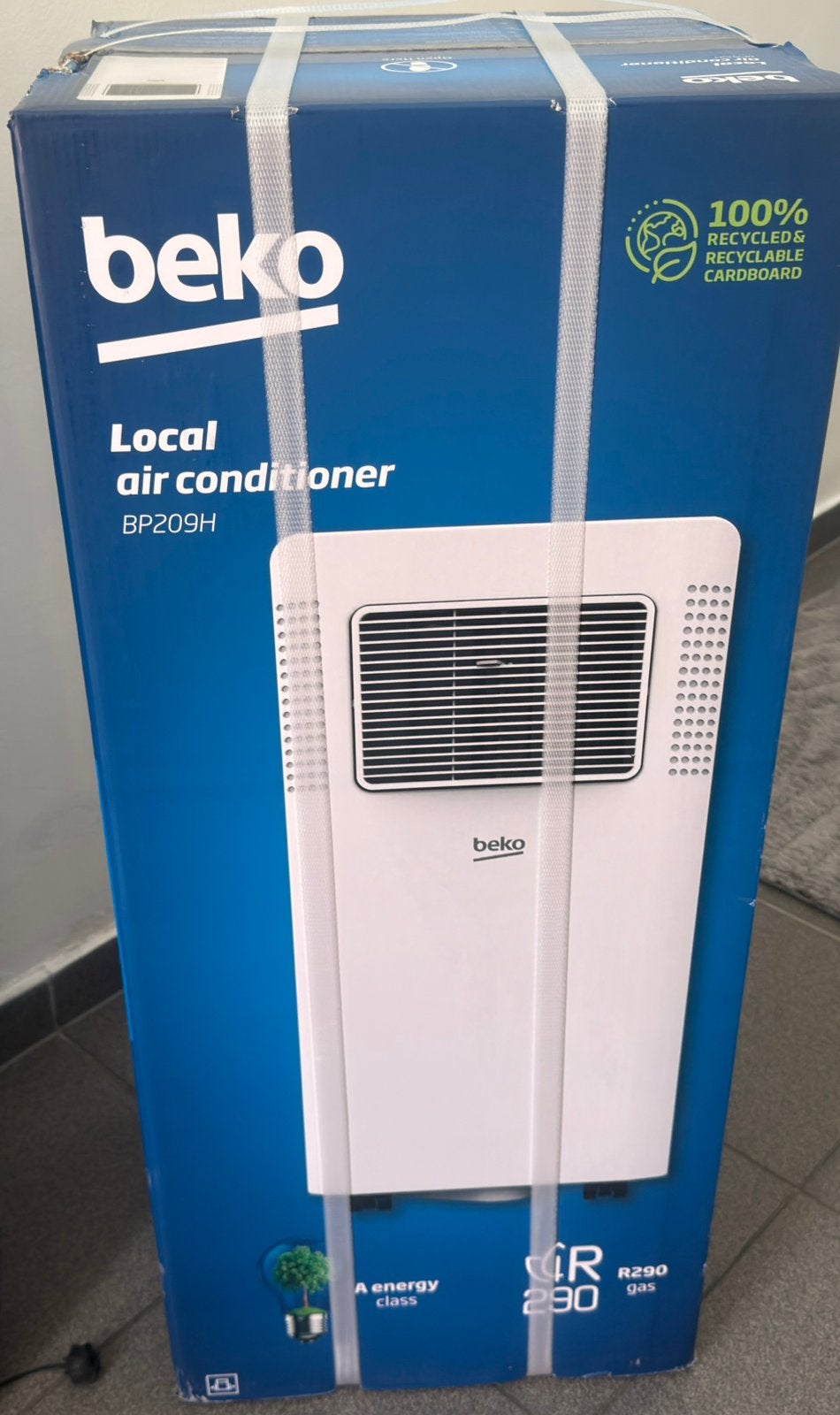 BEKO mobile airco 9000BTU (nieuw in doos), Elektronische apparatuur, Ophalen, Nieuw, Mobiele airco, Timer