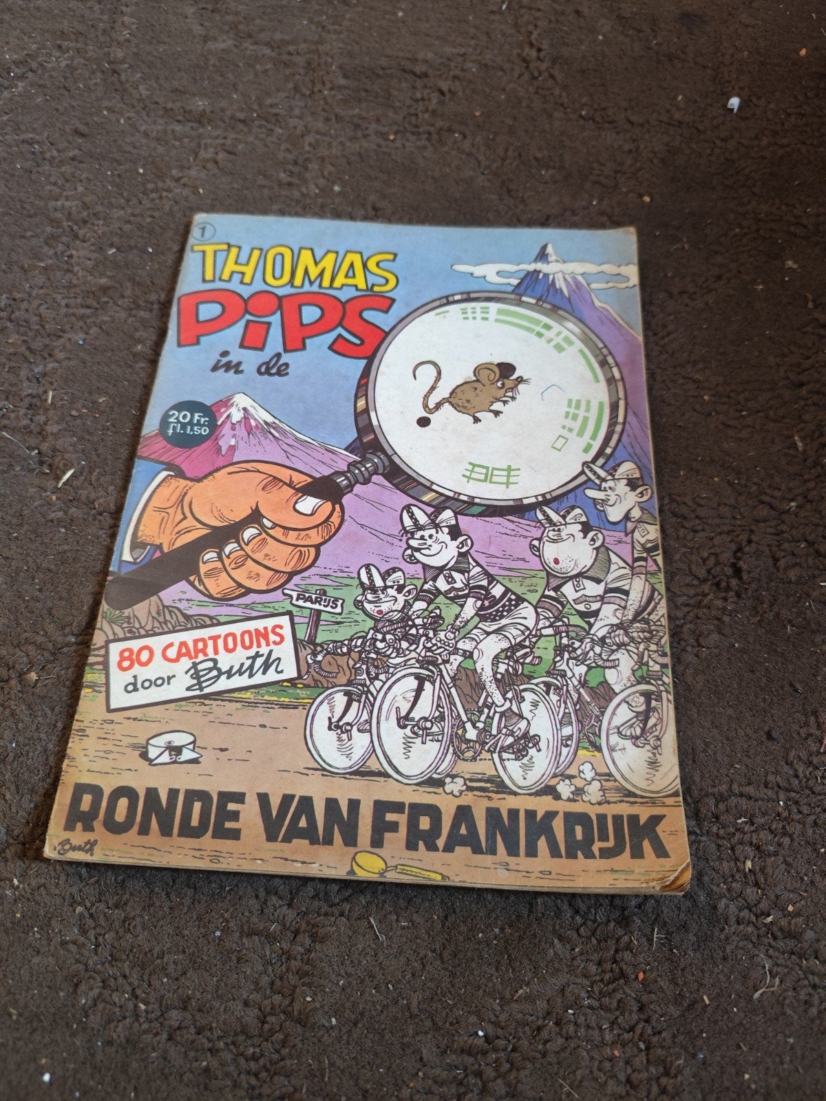 strip Thomas Pips, Verzamelen, Ophalen, Gebruikt, Boek of Spel