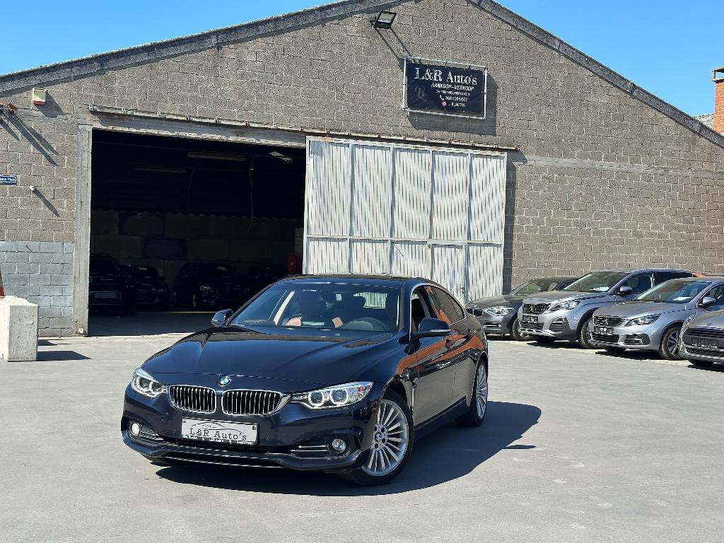 BMW 420 iA Gran Coupé Navi-PDC-Bluetooth-CC-Garantie, Automaat, 1998 cc, 4 cilinders, Blauw