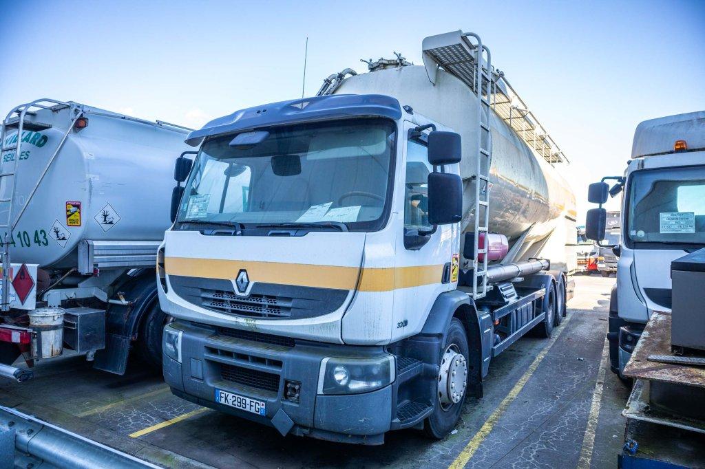 Renault PREMIUM 320 DXI+CITERNE ALIMENTAIRE ( engine problem, Entreprise, Vitres électriques, 235 kW, Blanc