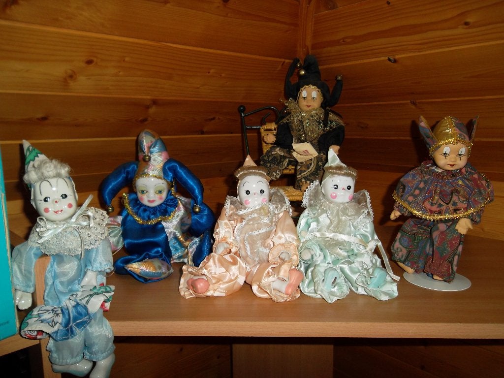 Harlekijntjes, Ophalen of Verzenden, Gebruikt
