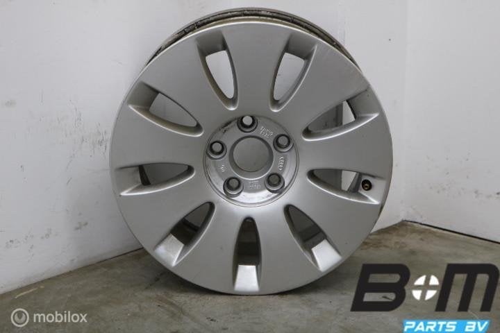 1 losse 16 inch lichtmetalen velg A6 4F / A4 8E 4F0601025N, Gebruikt, Velg(en)