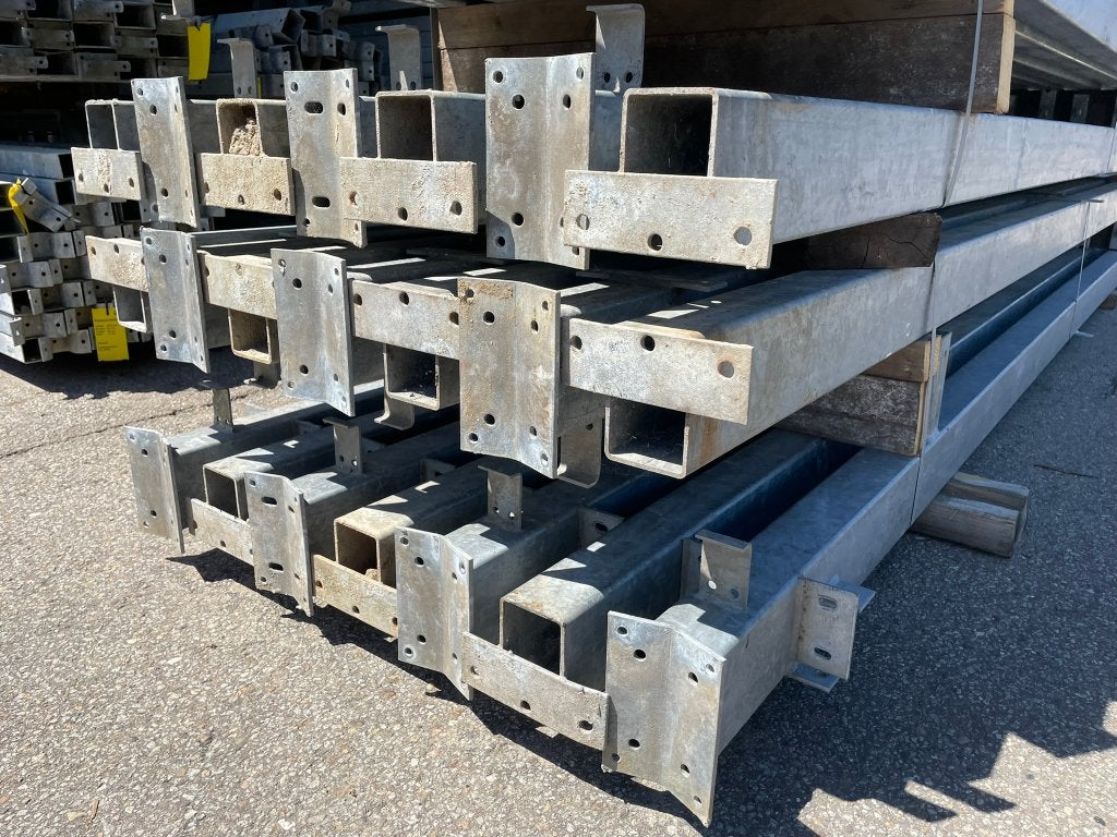 Profilés tubulaires 120x80x3 mm | Longueur : 4570 mm, Enlèvement, Utilisé, Métal, Cage à oiseaux