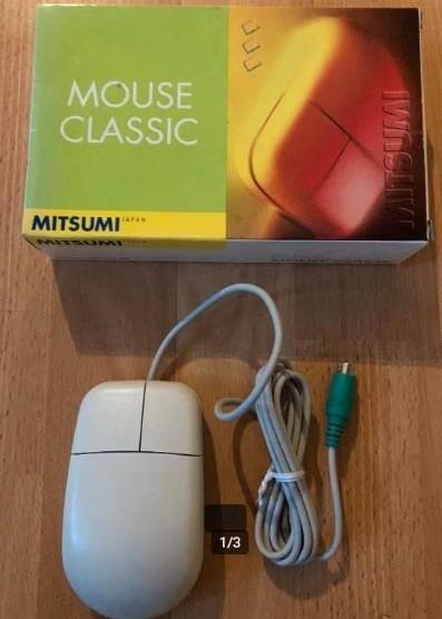 Mitsumi PS2 computermuis EW4ECM-S3102 (NIEUW) (9x), Computers en Software, Ophalen, Muis, Rechtshandig, Nieuw
