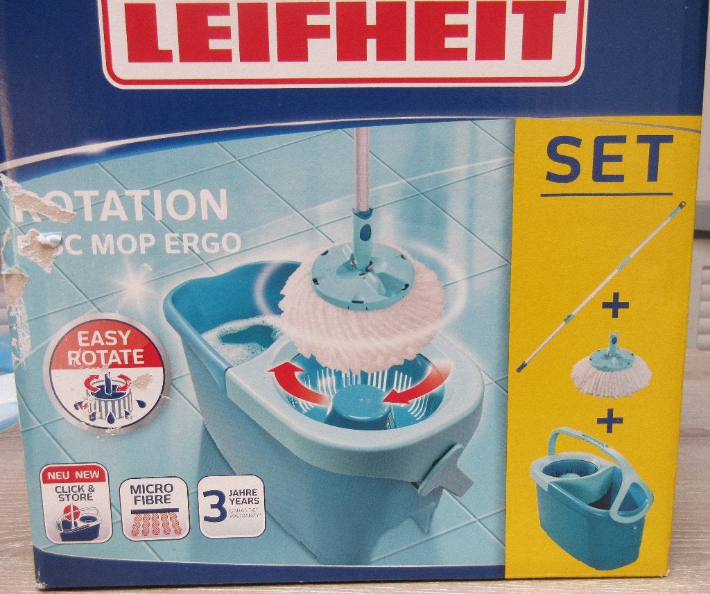 leifheid Mopcentrifuge nieuw !!!, Maison & Meubles, Produits de nettoyage, Enlèvement ou Envoi, Mop ou Serpillière