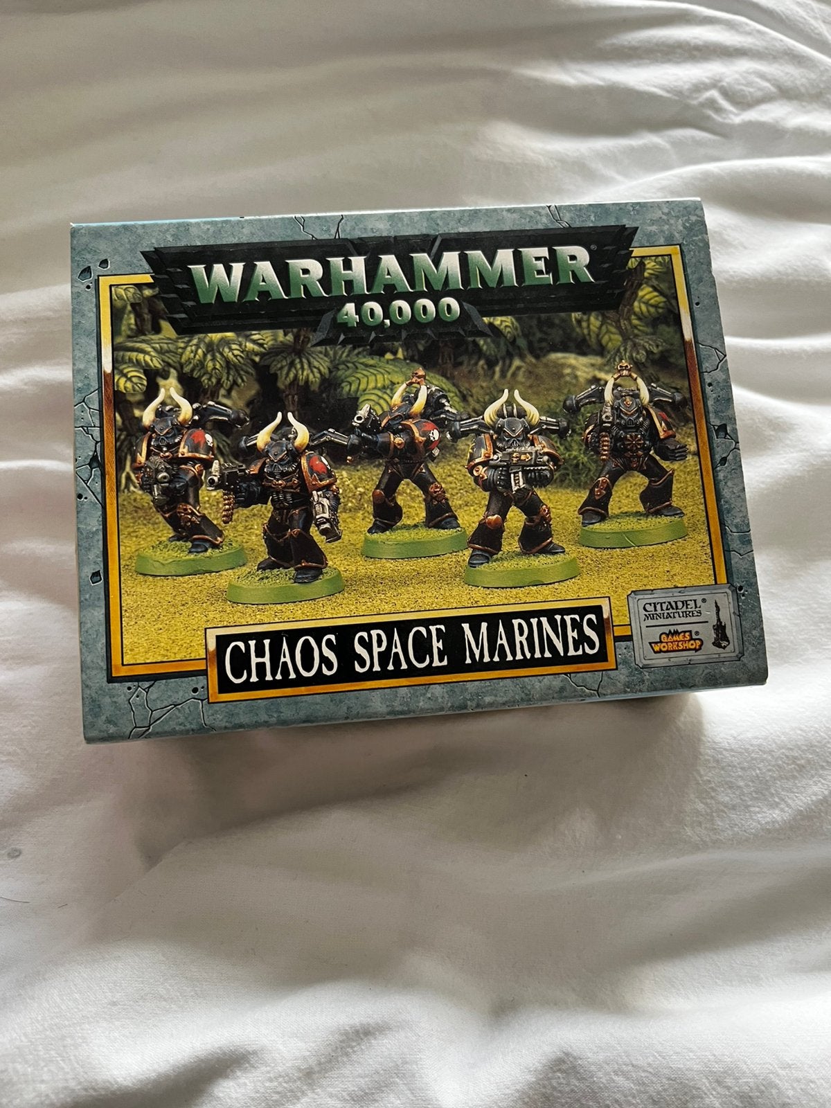 Warhammer 40,000 Chaos Space Marines Squad (boite  vide, Enlèvement, Comme neuf, Warhammer