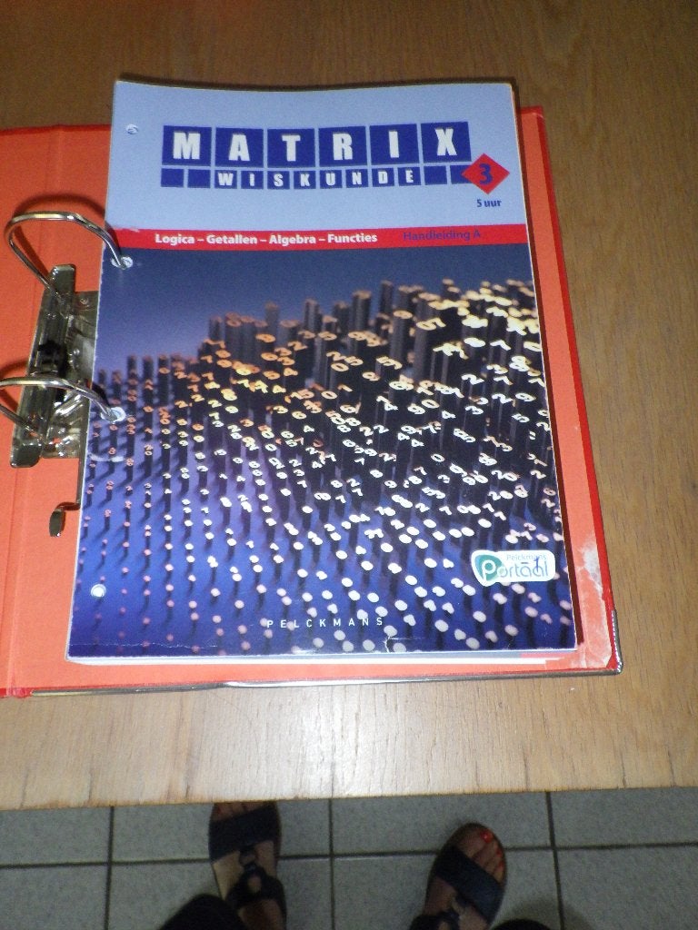 Matrix wiskunde 3 (5 uur wiskunde) handleiding A, Boeken, Ophalen, Gelezen, ASO, Pelckmans
