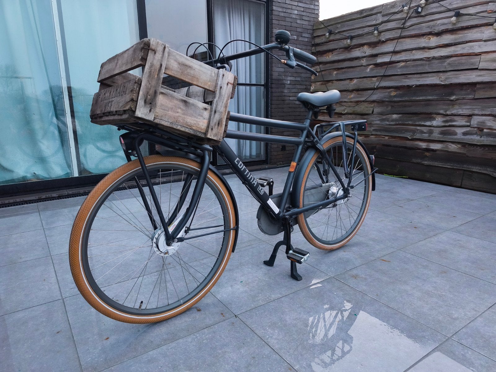 Cortina denim fiets, Fietsen en Brommers, Ophalen, Zo goed als nieuw, Overige merken, Versnellingen