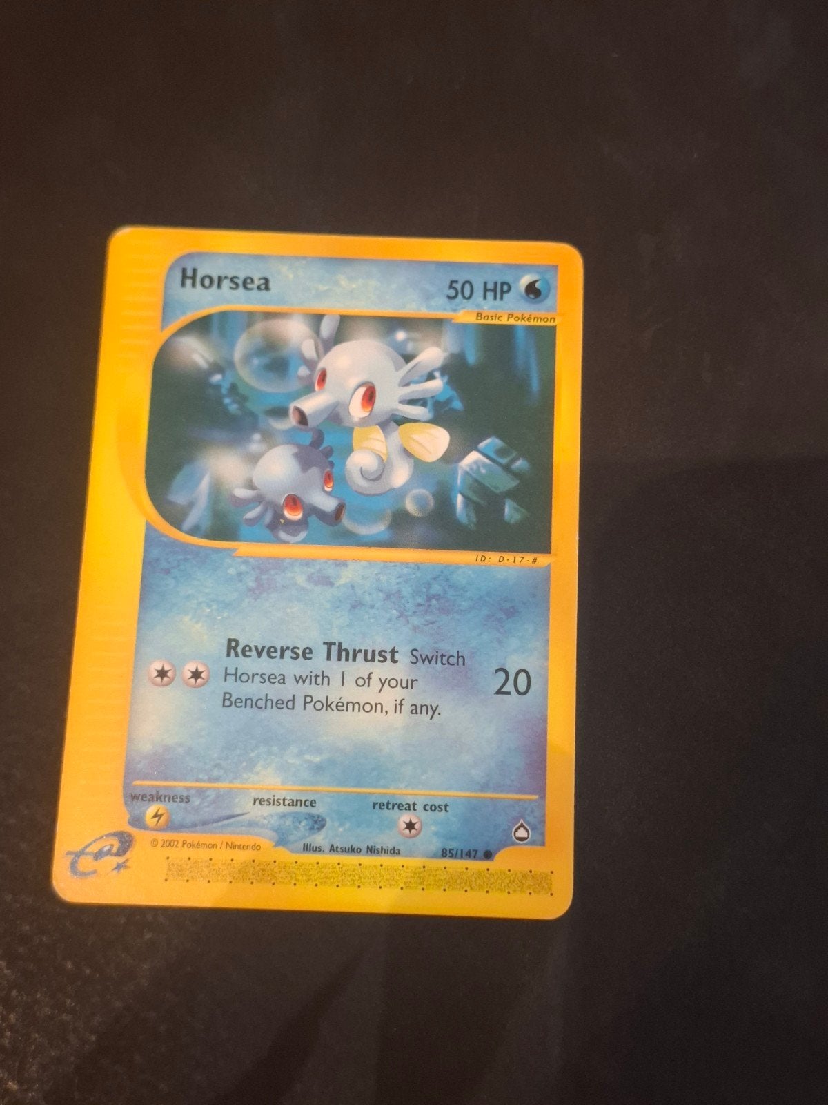 Carte Pokémon - Horsea 85/147 - Aquapolis (WOTC 2003) - Vint, Enlèvement ou Envoi