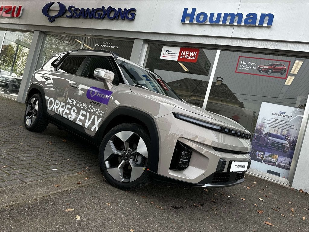 KGM Torres EVX Titanium 100% elektrisch 462km actieradius, Autos, Cuir, Autres modèles, Achat, 207 ch