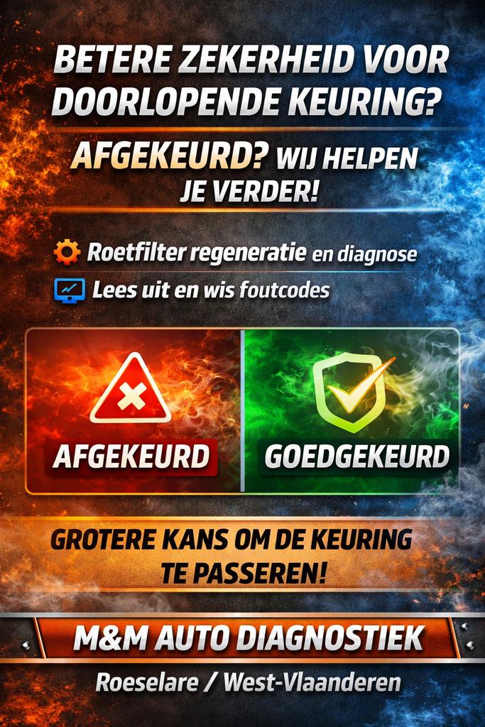 Probleem met DPF?! Meer kans door keuring neem contact op!