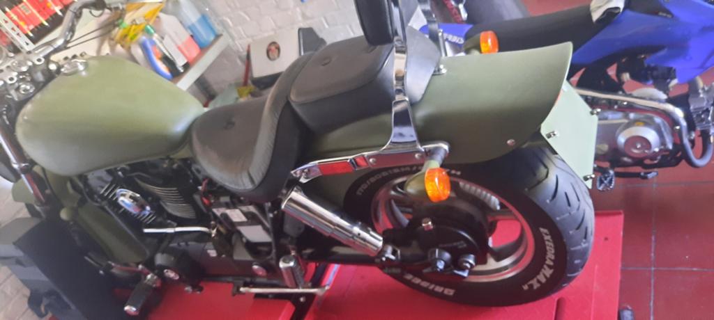 Honda shadow 1100cc, Ophalen