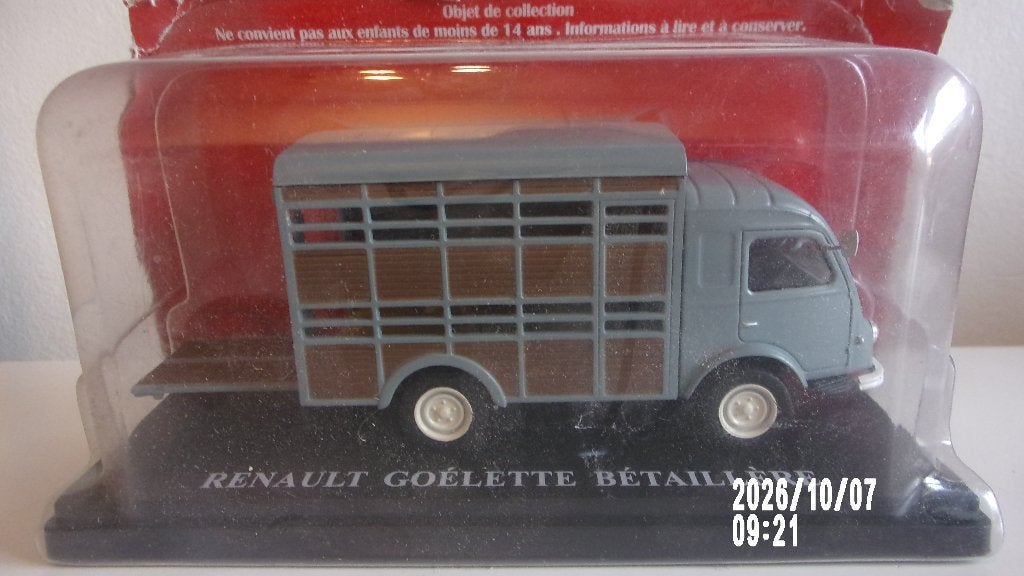 RENAULT GOELETTE BETAIL.1/43 HACHETTE NEUVE SCELLEE, Enlèvement ou Envoi, Neuf, Voiture, Autres marques