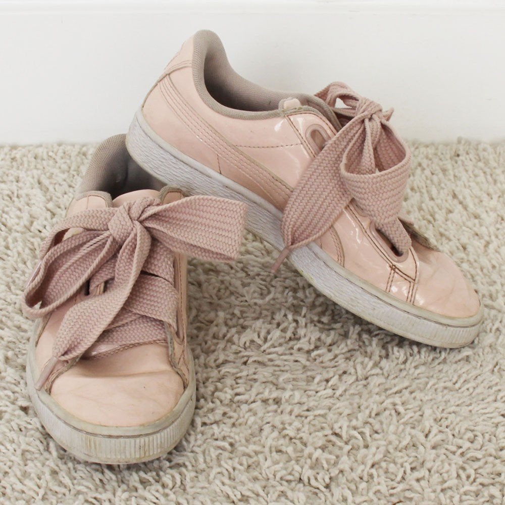 Mooie Lakleren Vintage Puma Sneakers s24 (Maat 36) € 20,-, Puma, Ophalen of Verzenden, Zo goed als nieuw, Sneakers