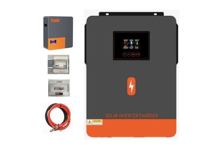 Zonnepanelen ombouwset Van grid naar off-grid, Doe-het-zelf en Bouw, Zonnepanelen en Toebehoren, Ophalen of Verzenden