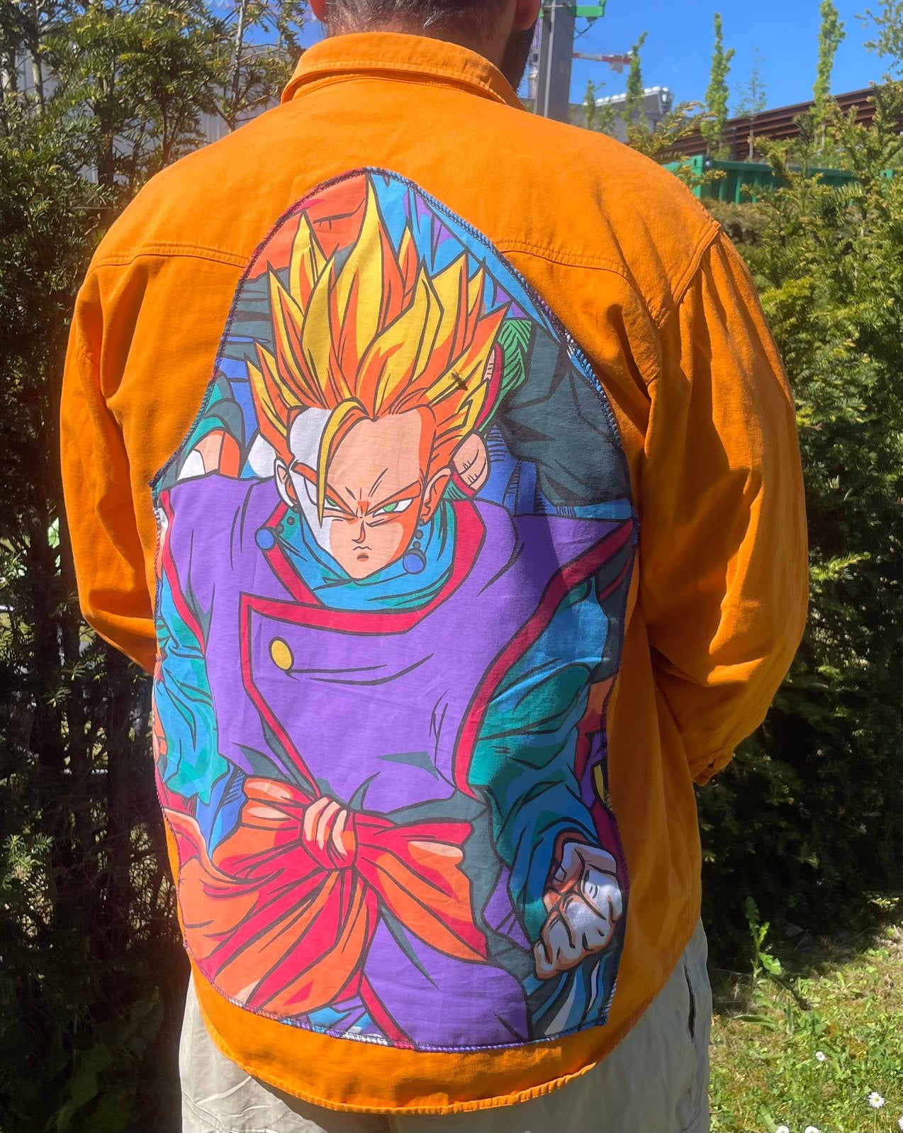 Gilet en jean recyclé Dragon Ball Z, Enlèvement ou Envoi, Comme neuf