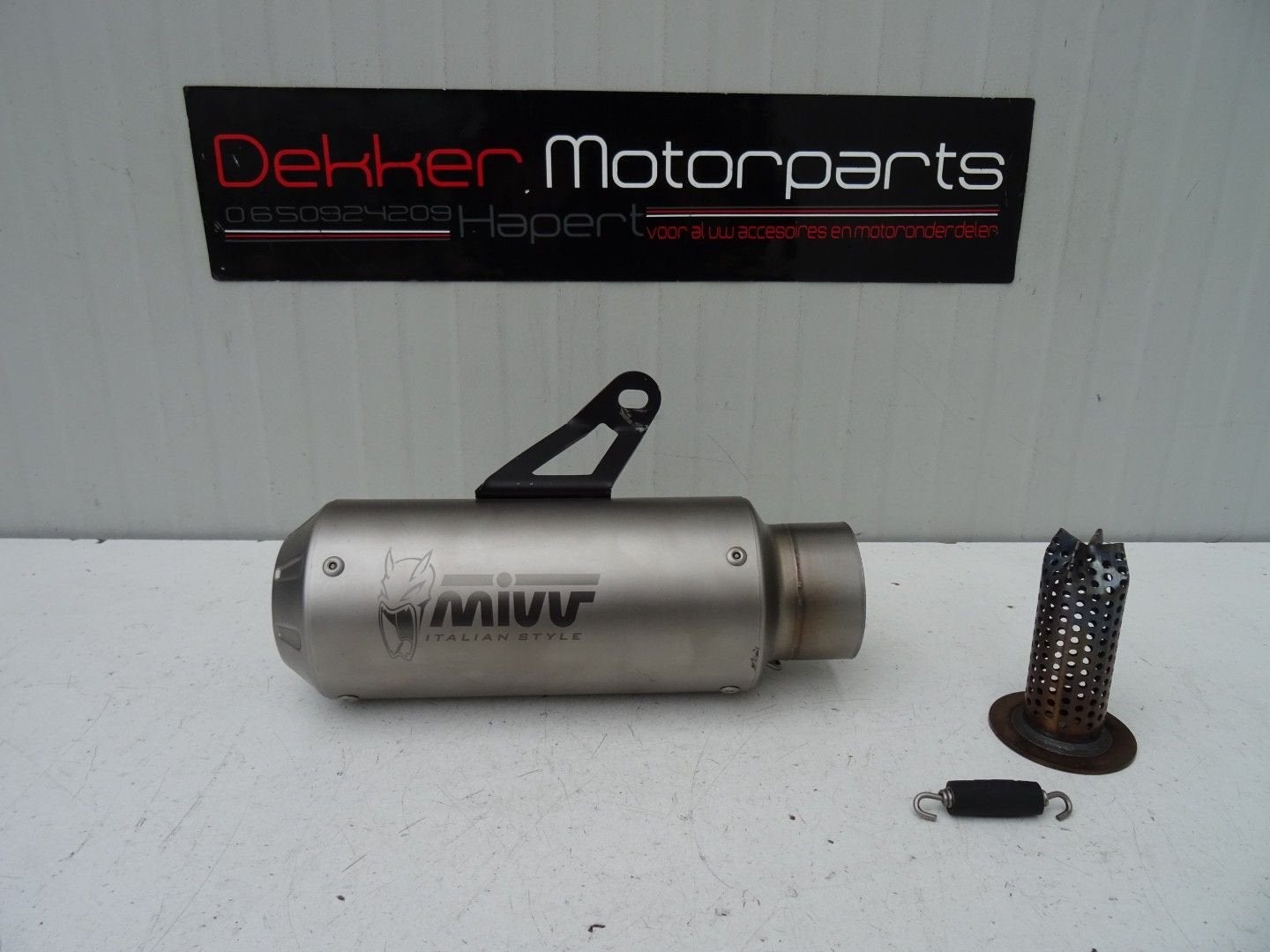 Mivv MK3 Shorty Sport Uitlaat Demper # Universeel 66MM #, Motoren, Gebruikt, -, -, Ophalen of Verzenden