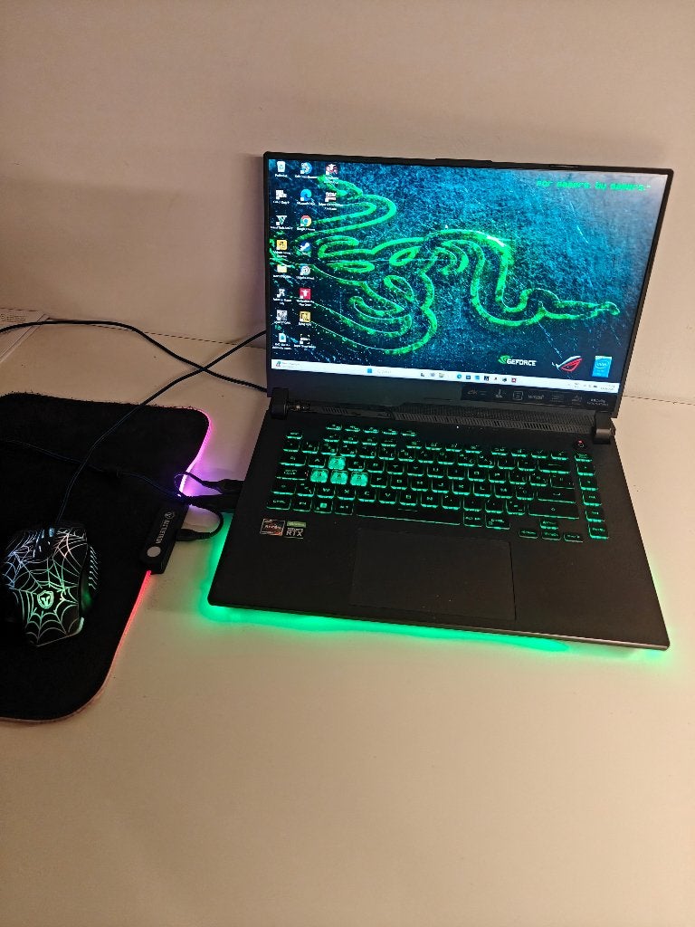 Game Laptop ASUS ROG STRIX 15, AMD Ryzen 7 6800HS, Met videokaart, Asus, Ophalen of Verzenden