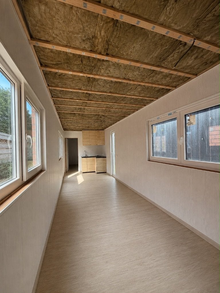 Af te werken wooncontainer / tiny house, Immo, Overige soorten, Duffel, Antwerpen (stad), Tot 200 m²