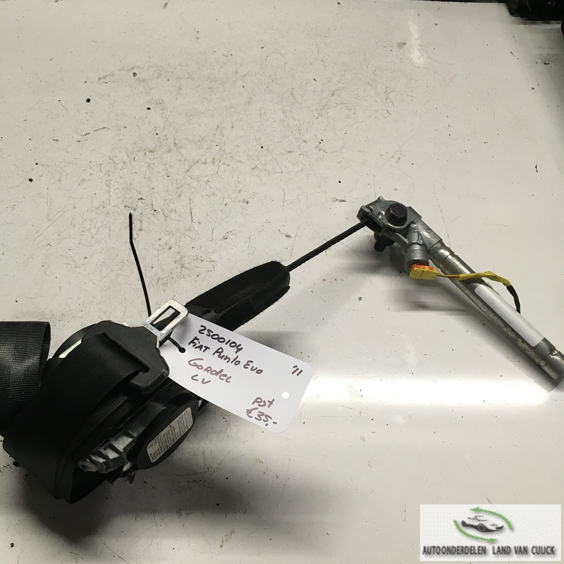 Fiat Punto Evo 5drs  1.3 Diesel 2011 2500104 Gordel Linksvoo, Gebruikt, -, -, Ophalen of Verzenden