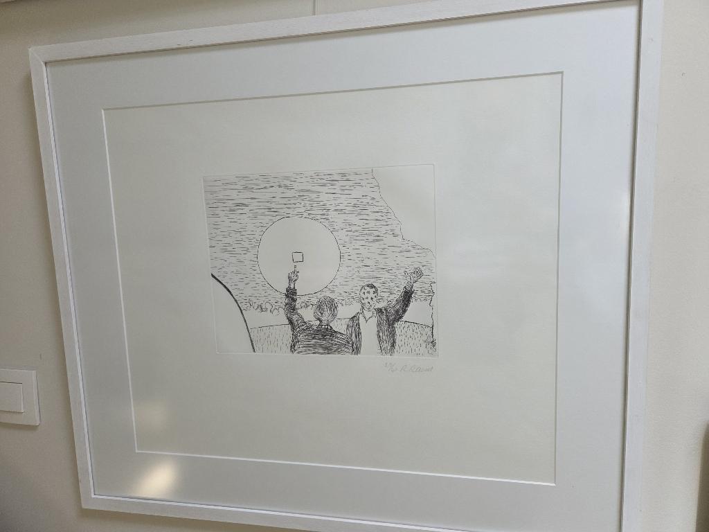 Roger Raveel - ets, Antiek en Kunst, Kunst | Litho's en Zeefdrukken, Ophalen of Verzenden