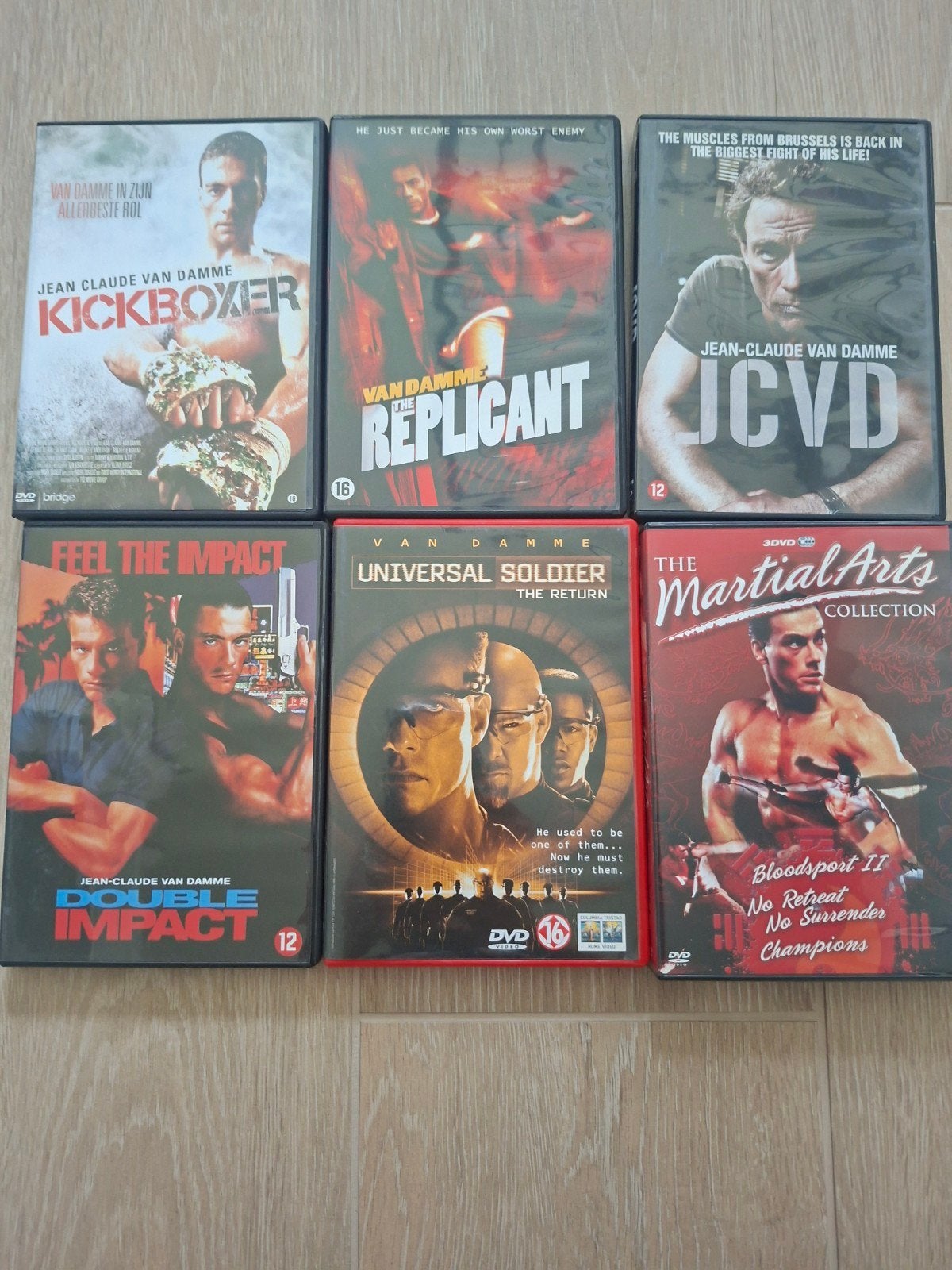 Jean-Claude Van Damme (JCVD) DVD Collectie / Lot - Action, CD & DVD, Enlèvement ou Envoi, Arts martiaux