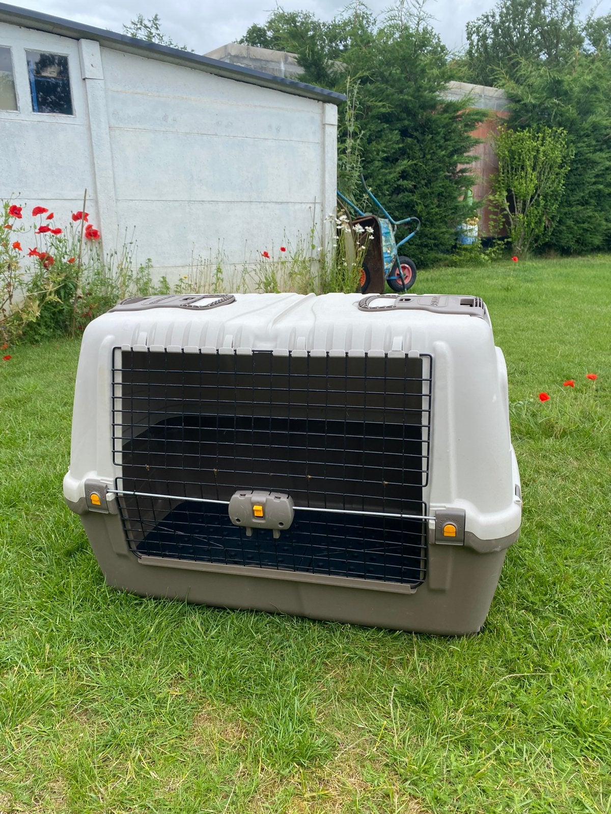 Trixie Skudo Car Vervoersbox Transportbox bench autobench, Dieren en Toebehoren, Ophalen, Zo goed als nieuw