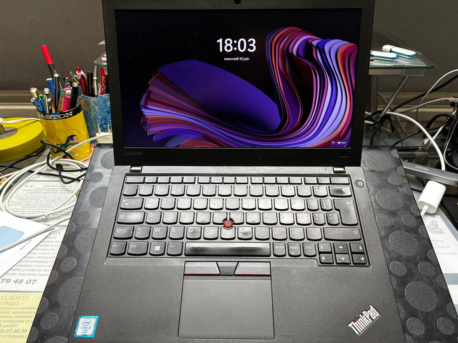 Lenovo Thinkpad x270 i5 8 GB 256 GB dubbele batterij, Computers en Software, Ophalen, 8 GB, 13 inch, Lenovo ThinkPad