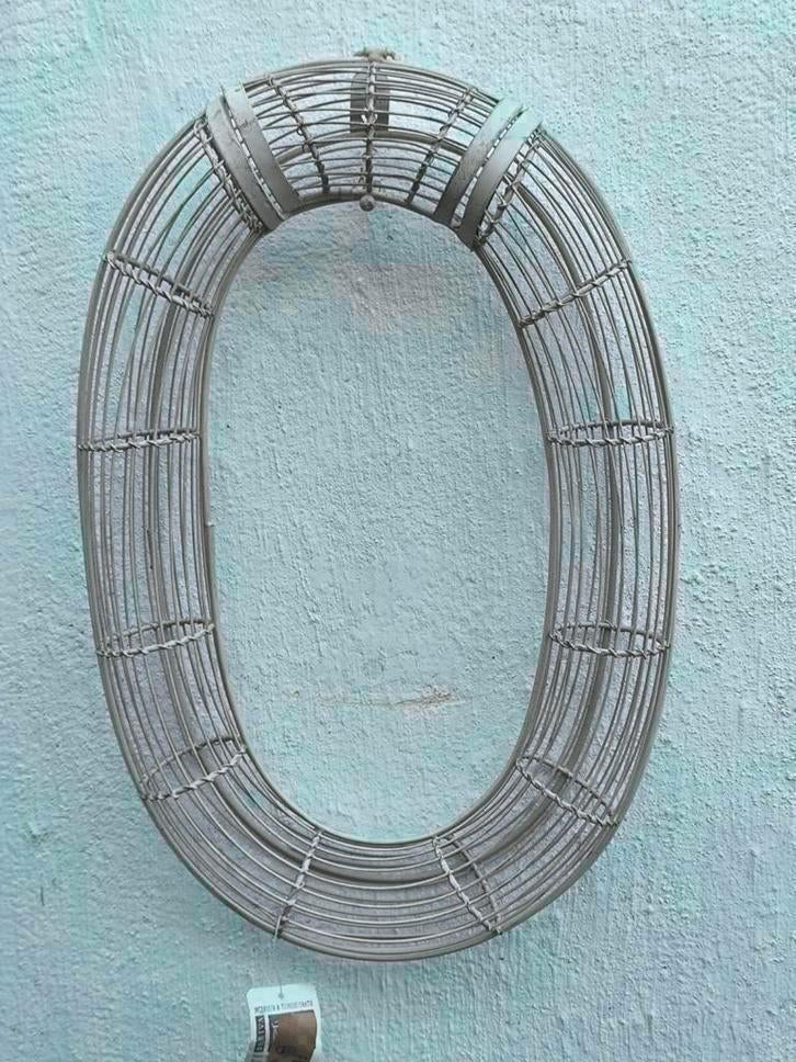 Ovale metalen krans, Huis en Inrichting, Ophalen of Verzenden