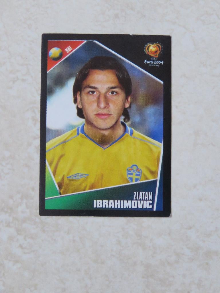 PANINI  - STICKER ZLATAN IBRAHIMOVIC EURO 2004, Enlèvement ou Envoi, Comme neuf, Autocollant