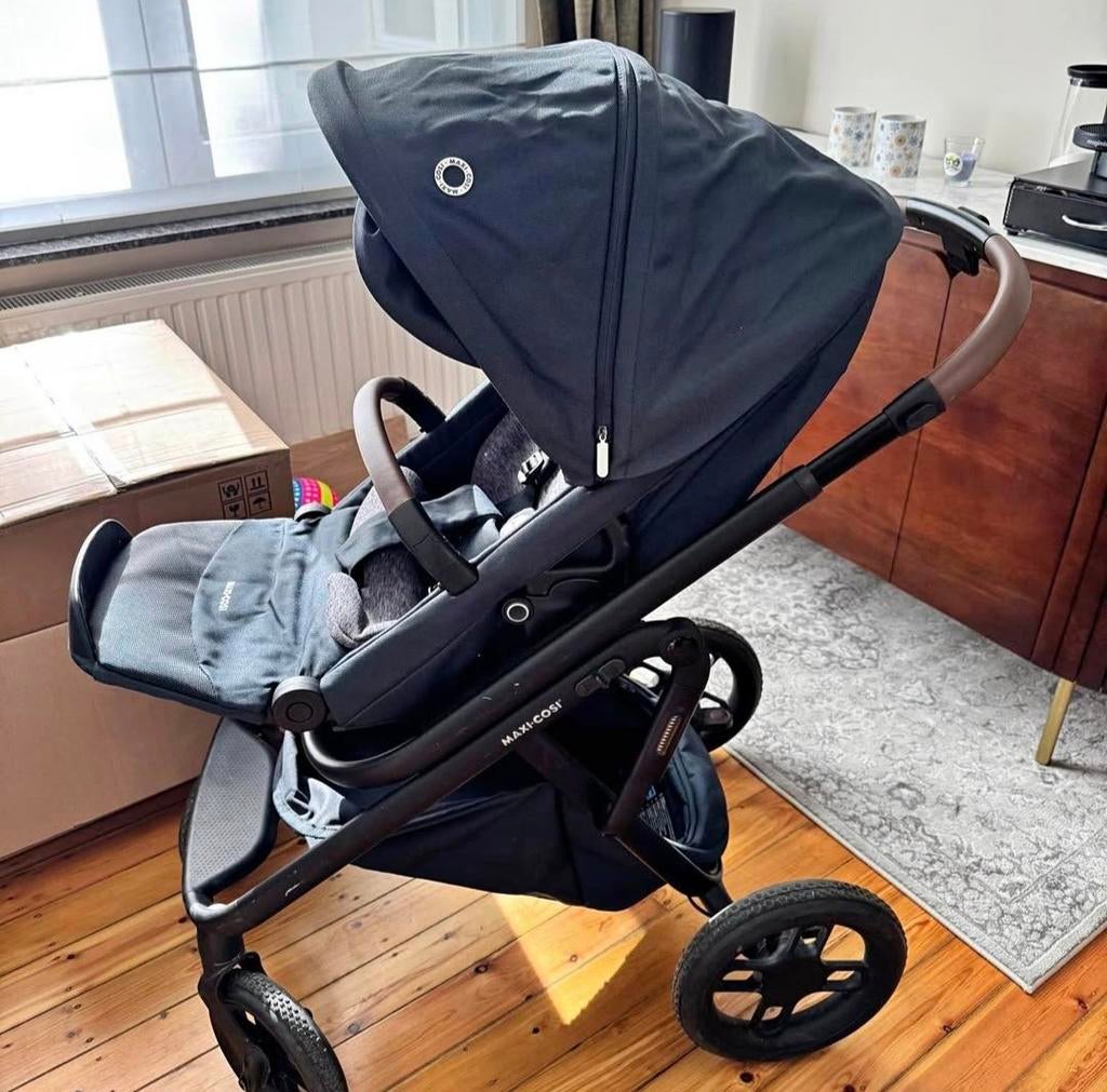 Maxi Cosi kinderwagen + autostoeltje, Ophalen, Kinderwagen, Maxi-Cosi, Verstelbare duwstang