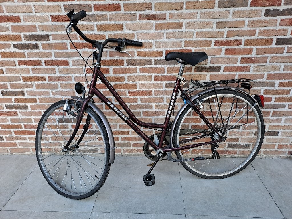 Damesfiets (klassiek), Gebruikt, Velgrem, Versnellingen, 50 tot 53 cm