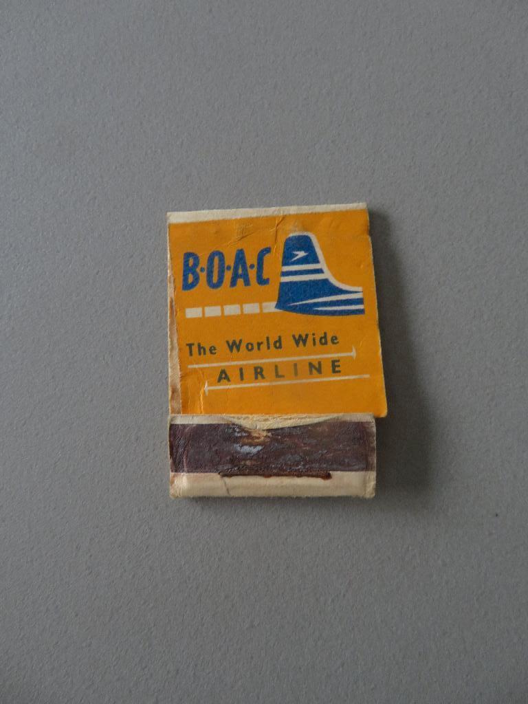 leeg lucifer doosje BOAC world wide airline Expo 58, Ophalen of Verzenden, Overige typen