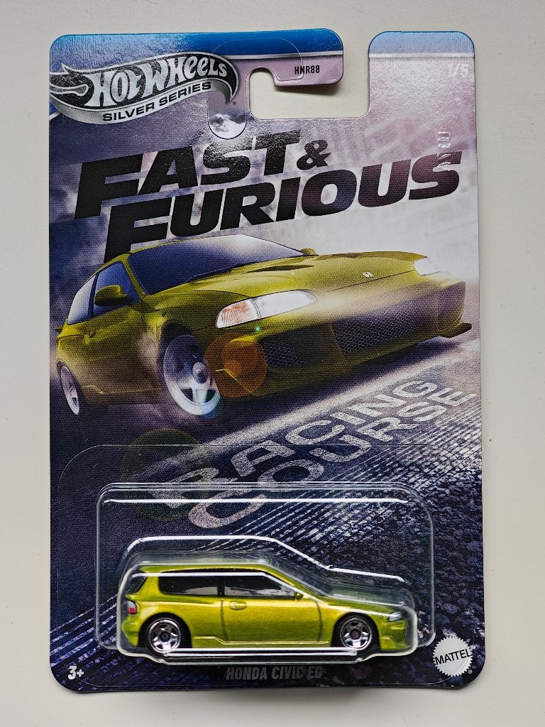 Hot Wheels Fast & Furious Honda Civic EG Silver Series, Enlèvement ou Envoi, Neuf, Voiture