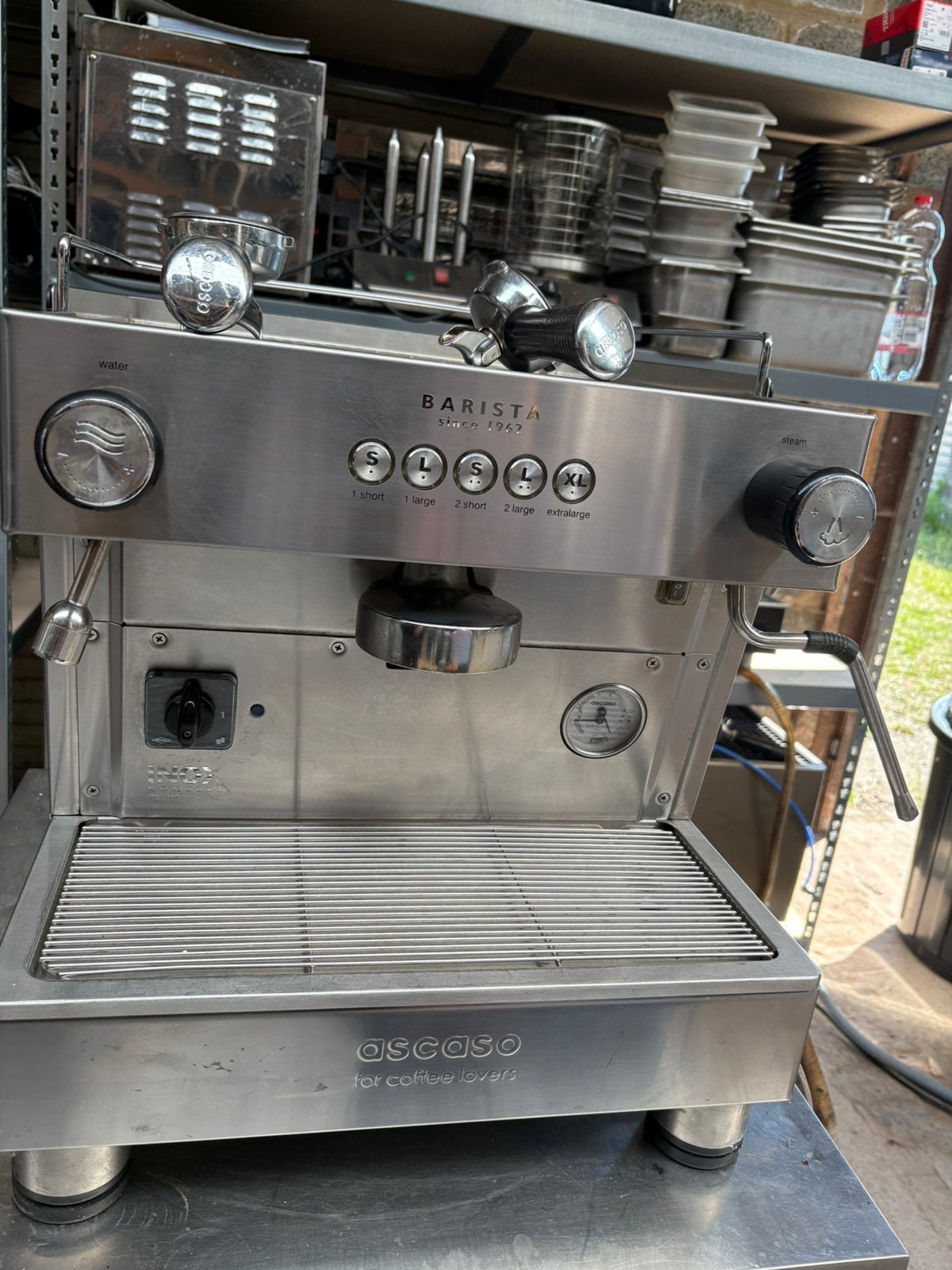 Ascaso barista-koffiezetapparaat, Ophalen