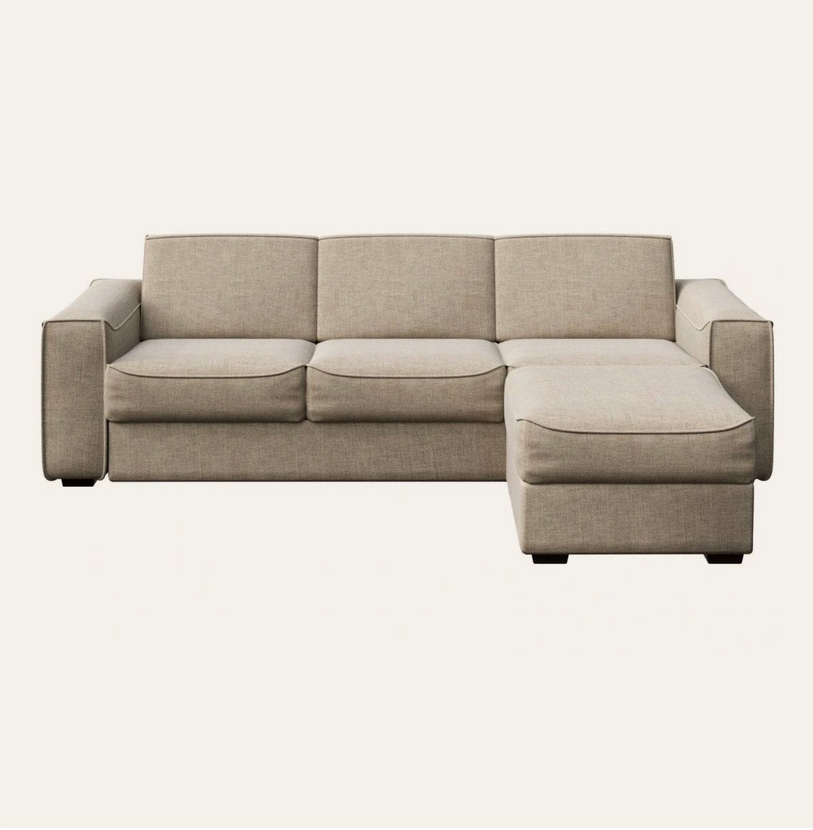 Canapé IKEA KIVIK convertible en lit –  Avec chaise longue, Quatre personnes ou plus, 150 à 200 cm, Enlèvement, Utilisé
