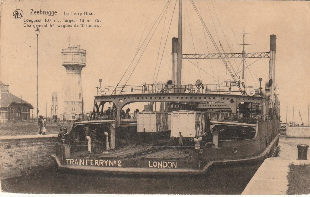 Zeebrugge Ferry Boat London, Verzamelen, Postkaarten | België, Ophalen of Verzenden