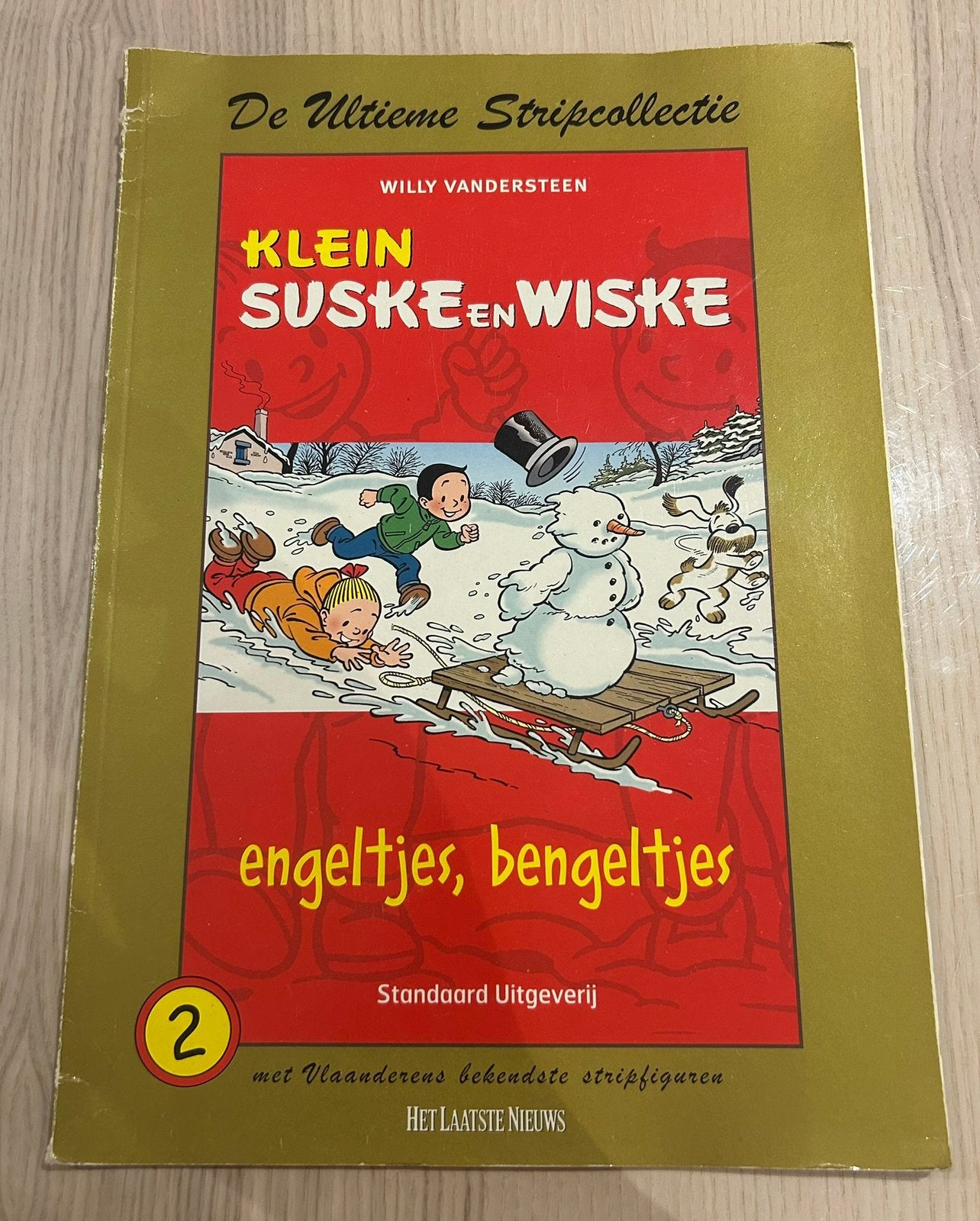 Klein Suske en Wiske: engeltjes, bengeltjes, Enlèvement ou Envoi