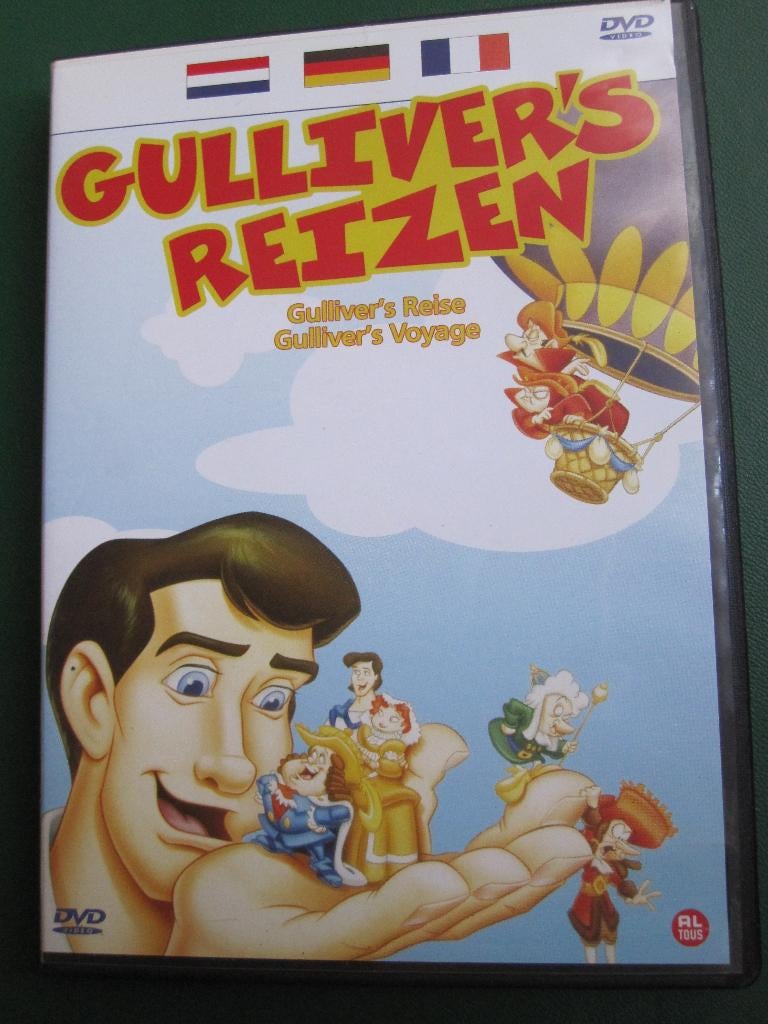 Les voyages de Gulliver, Enlèvement ou Envoi, Dessin animé, Tous les âges, Comme neuf