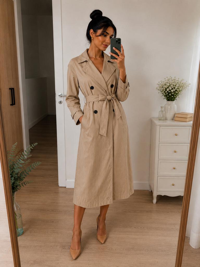 Trench coat nude/beige color zara met prijskaartje, Vêtements | Femmes, Enlèvement ou Envoi, Neuf, Taille 34 (XS) ou plus petite