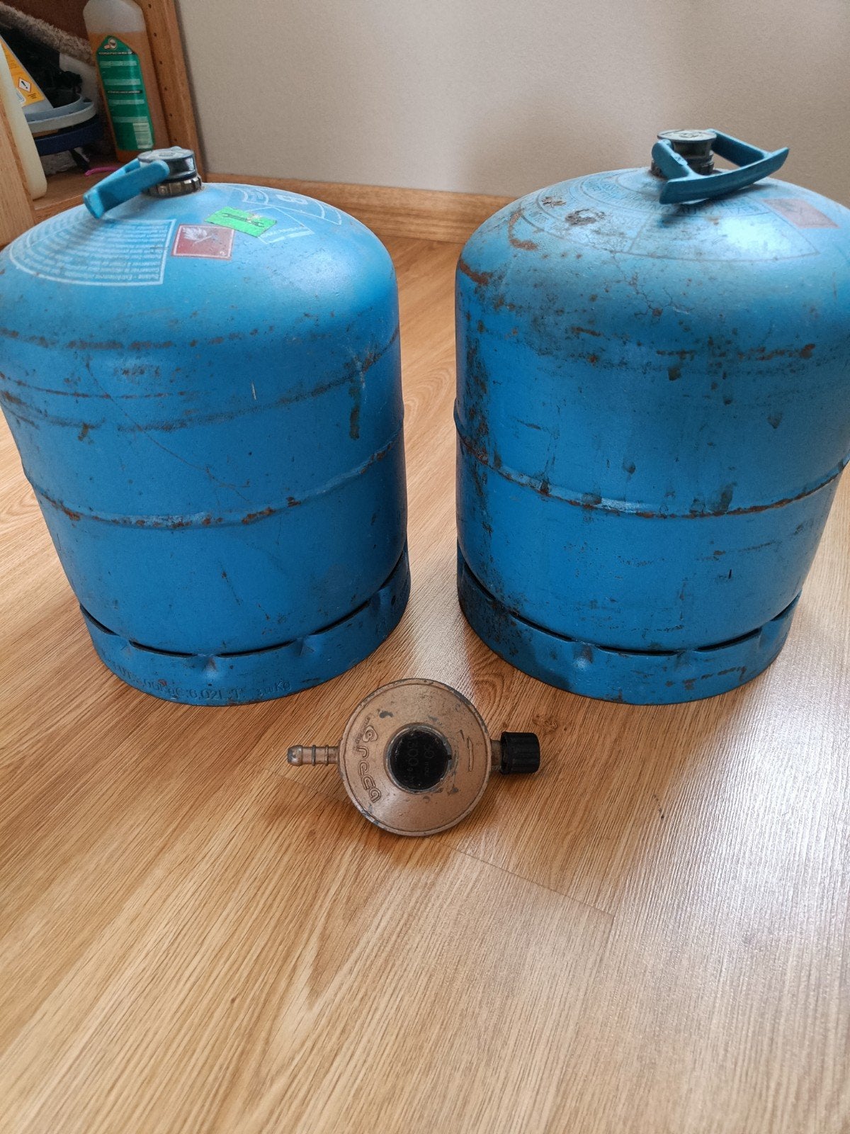 gasfles campinggas, Caravans en Kamperen, Kampeeraccessoires, Ophalen, Gebruikt