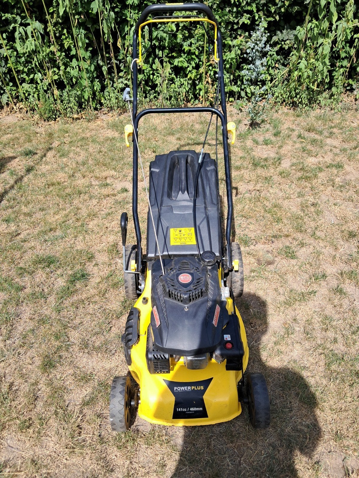 Benzine Grasmaaier 46 cm, Ophalen, Cirkelmaaier, Gebruikt, Opvangbak