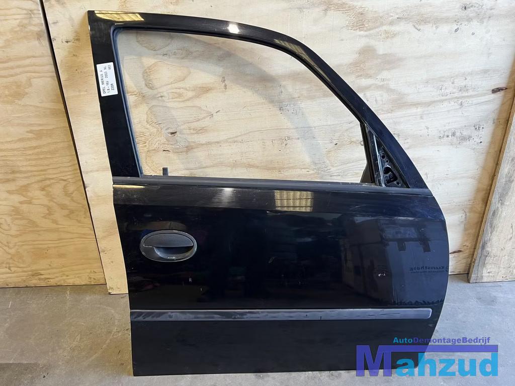OPEL MERIVA A Zwart Z20R Rechts voor deur 2003-2010, Auto-onderdelen, Carrosserie, Deur, Opel, Voor, Rechts, Gebruikt