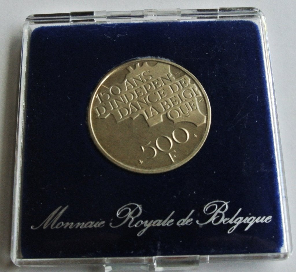150ANS D'INDEPENDANCE DE LA BELGIQUE 1980 500Fr ZILVER, Zilver, Ophalen of Verzenden, Losse munt, Zilver