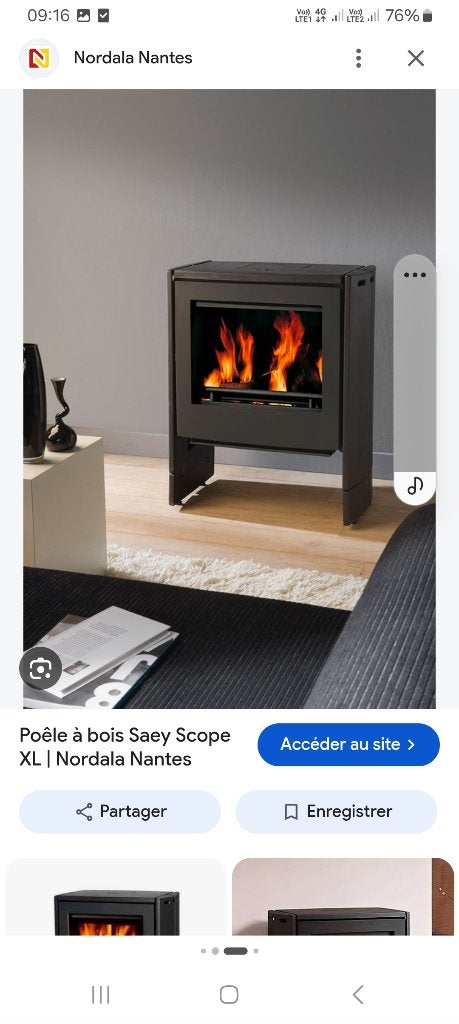 Houtkachel Saey Scope Xl, Huis en Inrichting, Ophalen, Houtkachel, Zo goed als nieuw, Vrijstaand