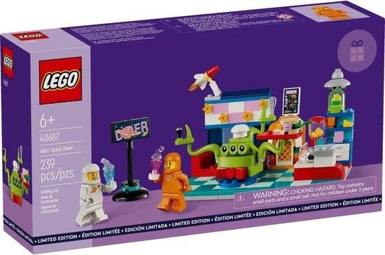 Lego Alien Space Diner (40687), Ophalen of Verzenden, Zo goed als nieuw, Complete set, Lego