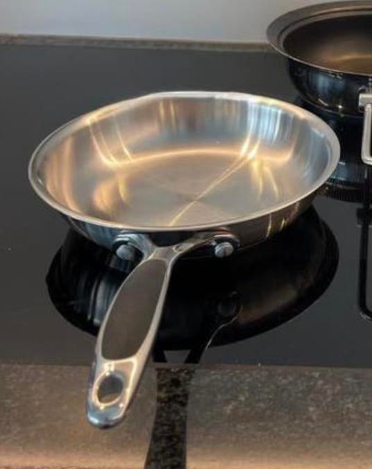 Kwalitatieve RVS/Inox Bakpan (20 cm) – In Perfecte Staat!, Ophalen of Verzenden, Zo goed als nieuw, Inox