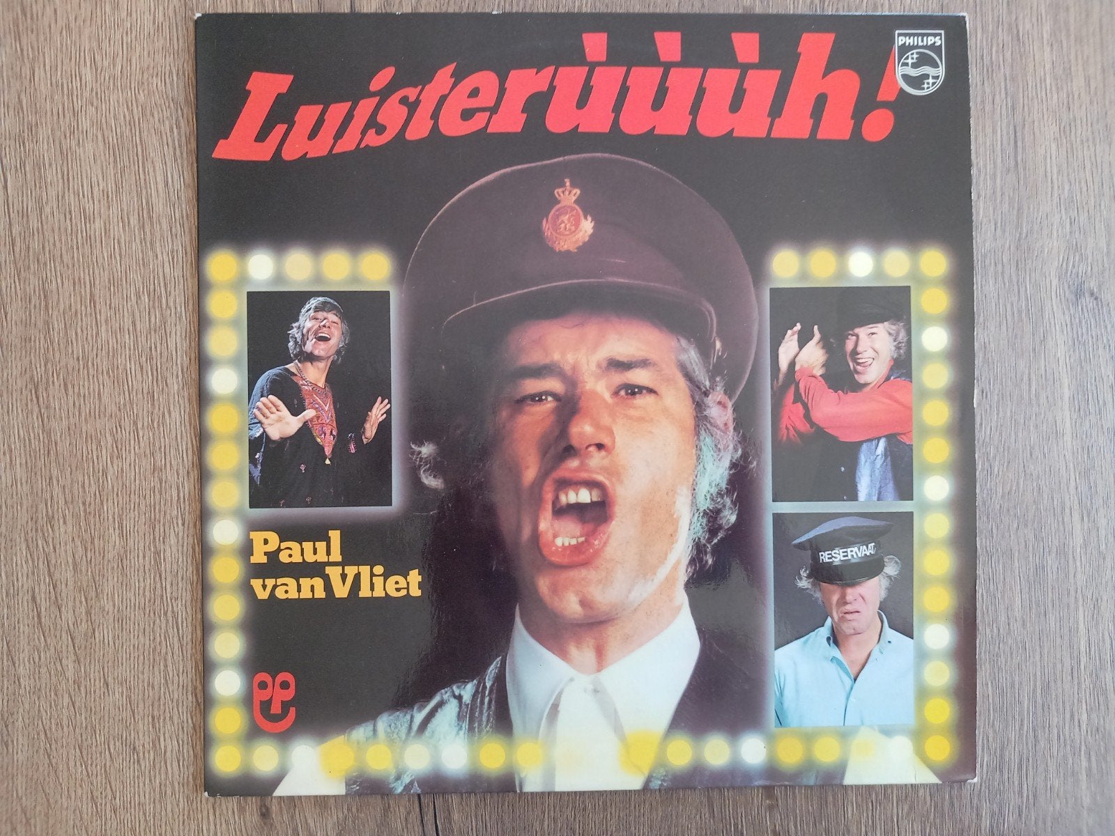 Vinyl LP Paul van Vliet Luisterùùùh! Cabaret Stand up comedy, Ophalen of Verzenden, 12 inch, Cabaret of Kleinkunst, LP